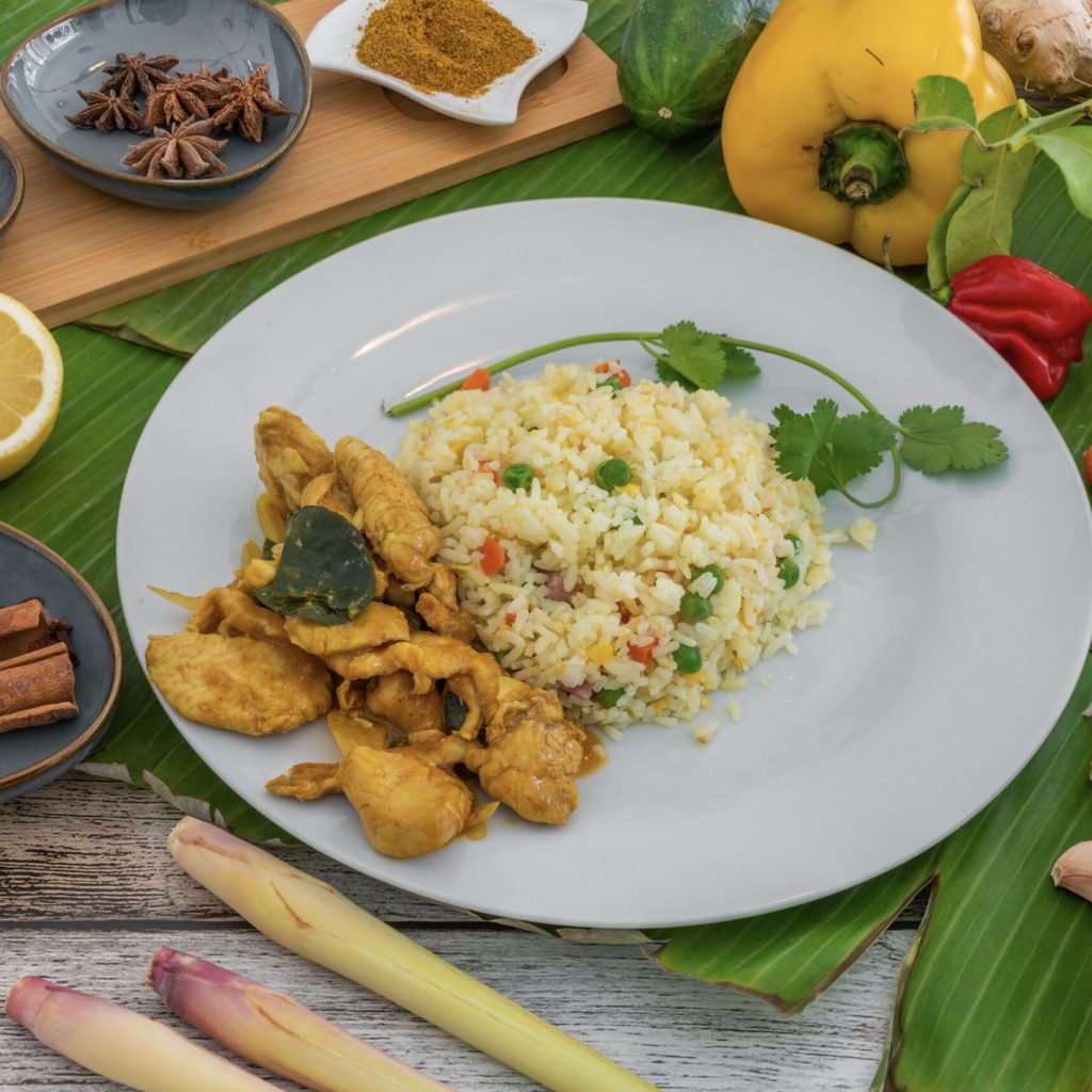 Bento Riz Cantonais Poulet Curry