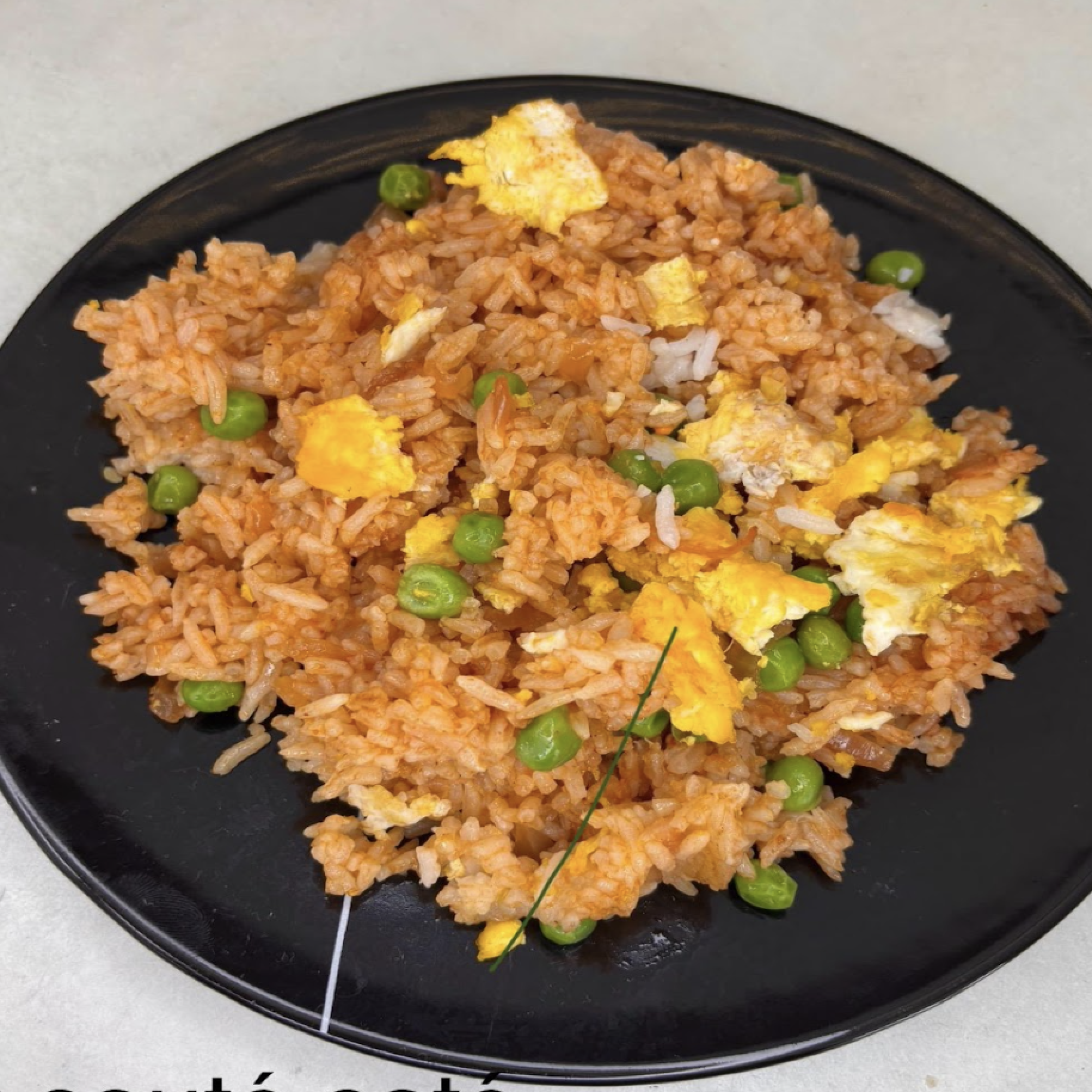 Riz sauté sauce maison