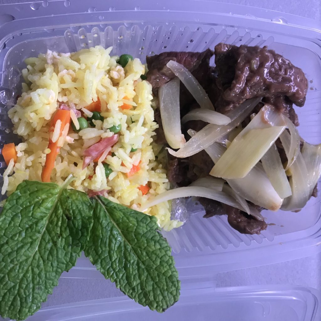 Formule riz Cantonaise+ boeuf sauté