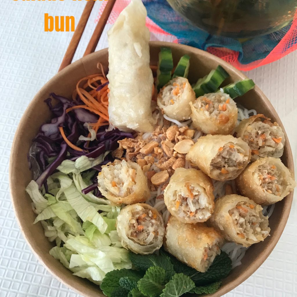 salade nems bun